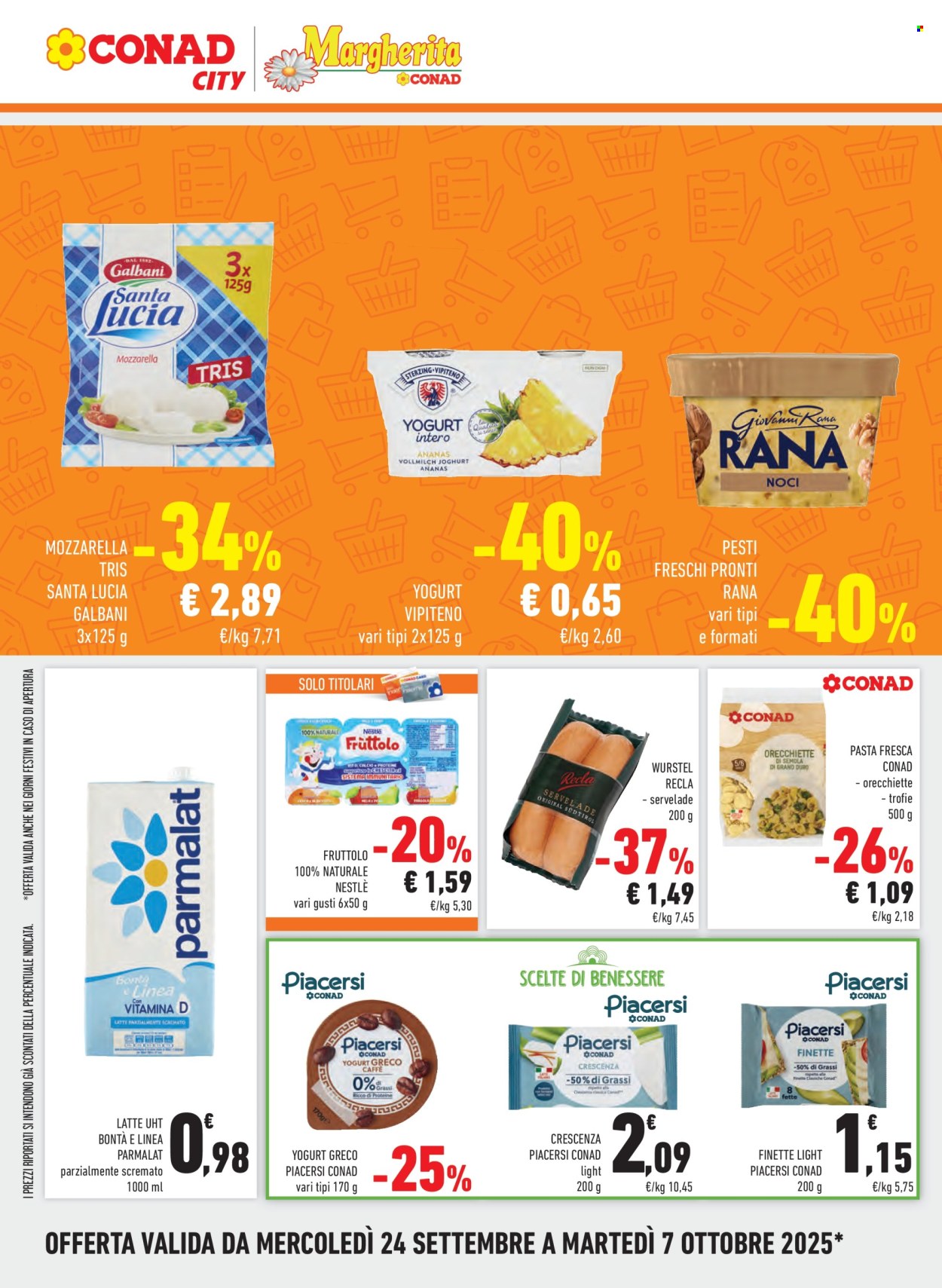 Volantino Margherita Conad - 24/9/2025 - 7/10/2025. Pagina 6