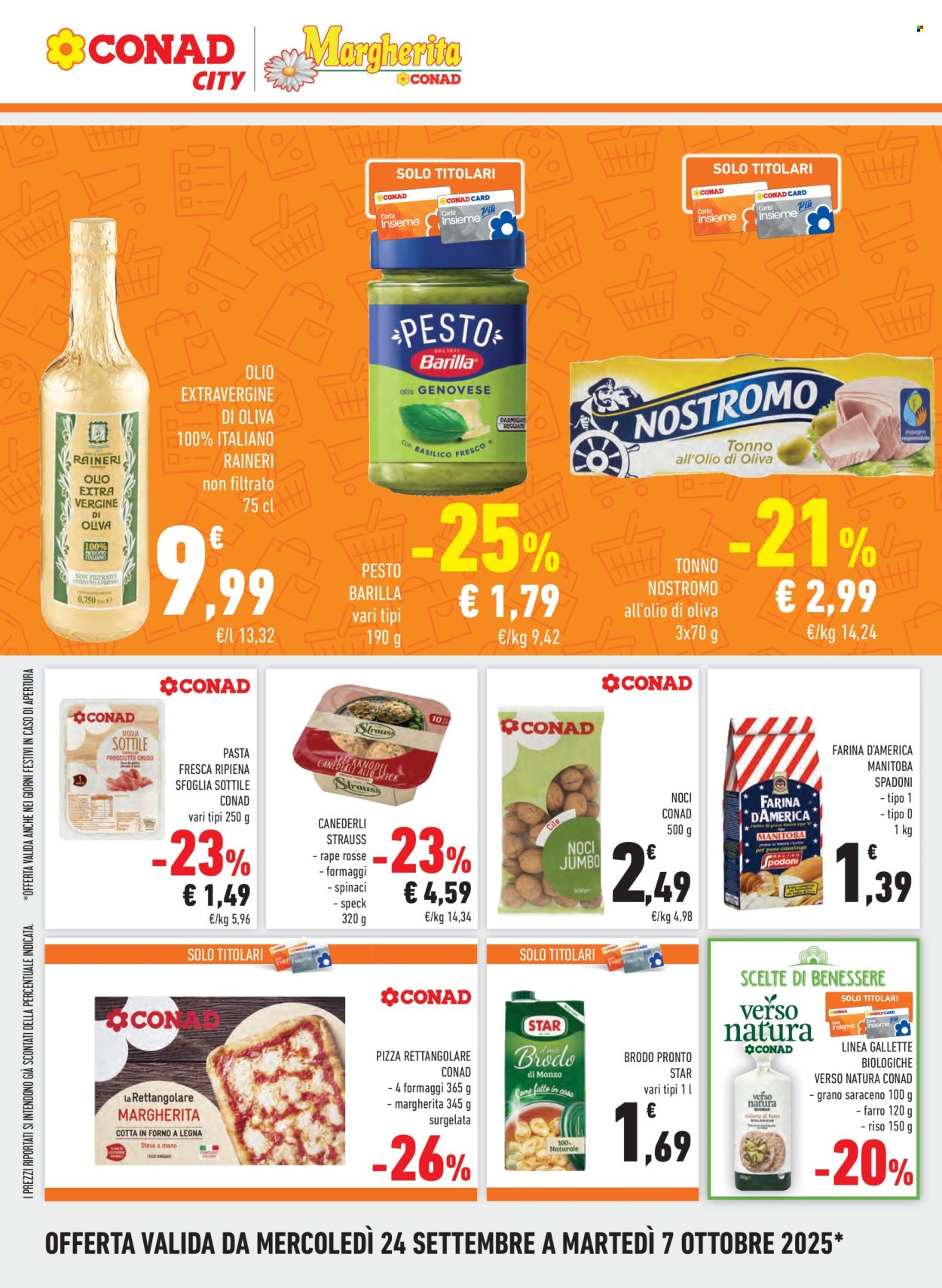 Volantino Margherita Conad - 24/9/2025 - 7/10/2025. Pagina 8