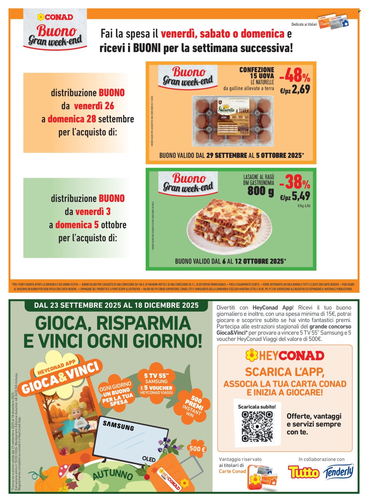 Volantino Margherita Conad - 24/9/2025 - 7/10/2025. Pagina 11