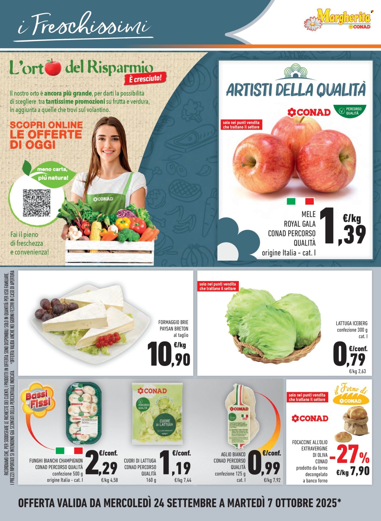Volantino Margherita Conad - 24/9/2025 - 7/10/2025. Pagina 14