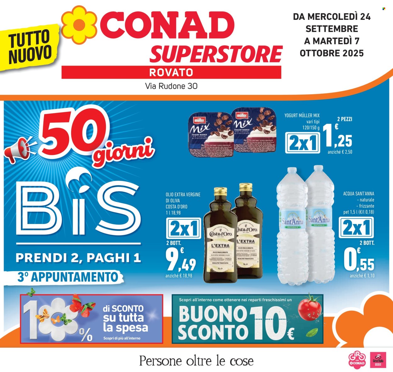 Volantino Conad Superstore - 24/9/2025 - 7/10/2025. Pagina 1