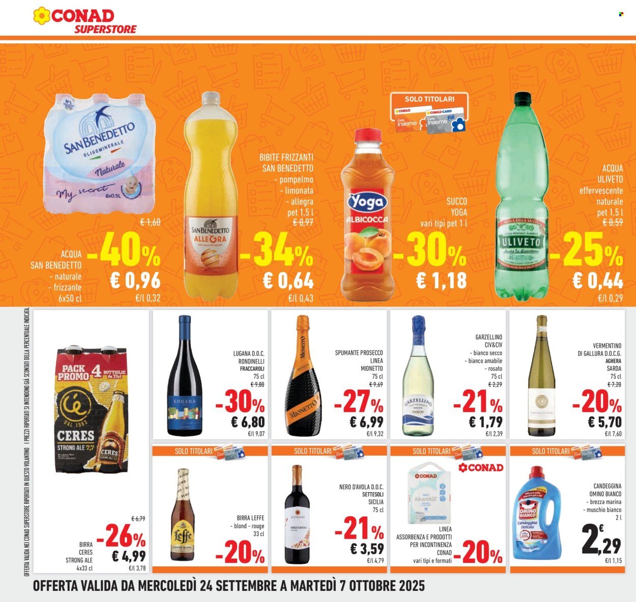 Volantino Conad Superstore - 24/9/2025 - 7/10/2025. Pagina 32