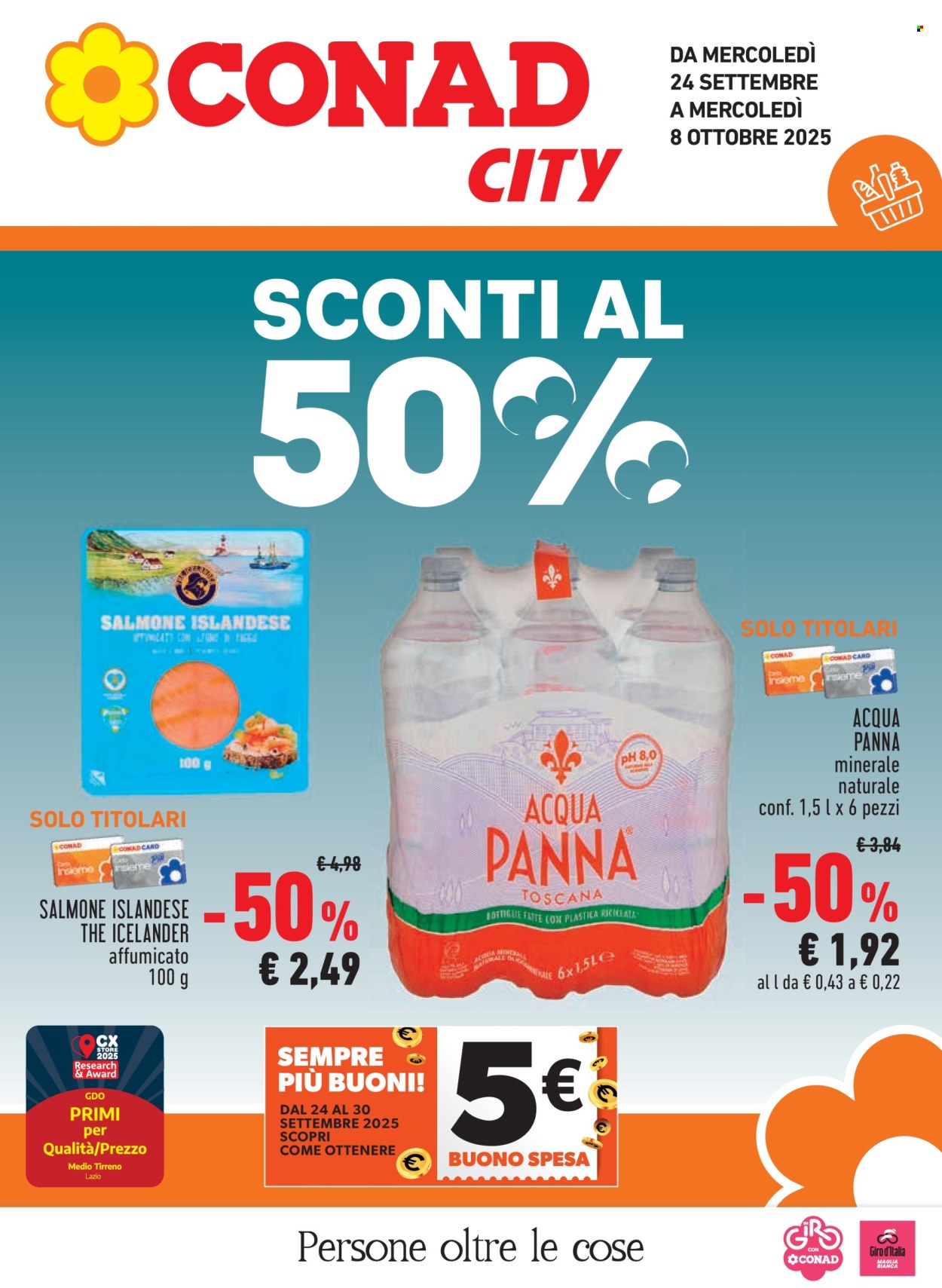 Volantino Conad - 24/9/2025 - 8/10/2025. Pagina 1