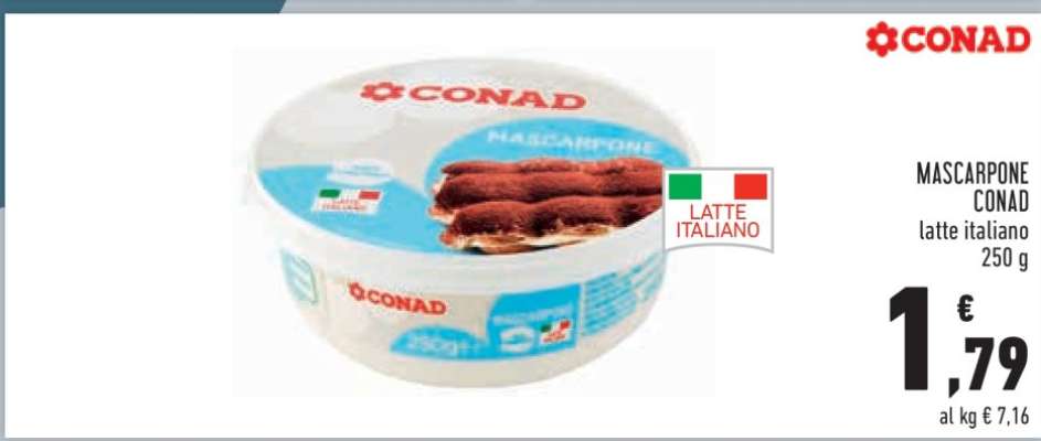 Mascarpone Conad