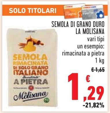 Semola di Grano Duro La Molisana