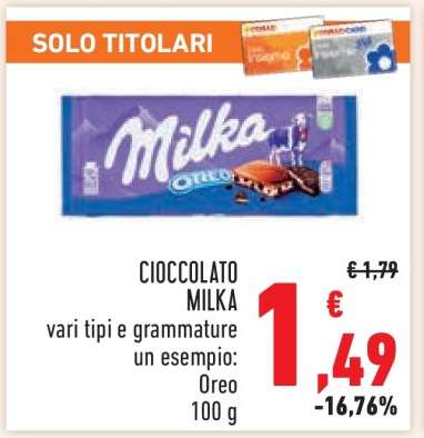 CIOCCOLATO MILKA