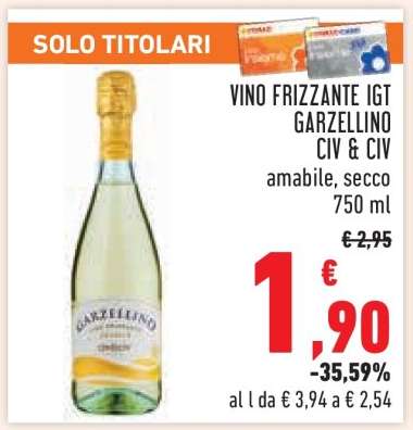 VINO FRIZZANTE IGT GARZELLINO CIV & CIV