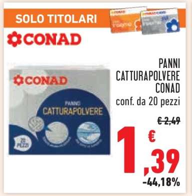 PANNI CATTURAPOLVERE CONAD