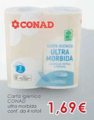 Carta igienica CONAD