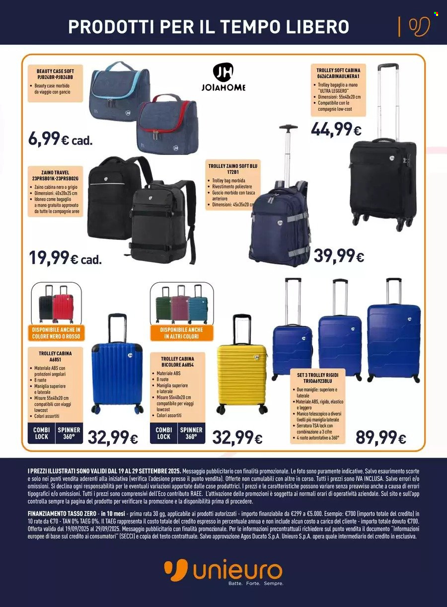 Volantino Unieuro - 19/9/2025 - 29/9/2025. Pagina 21