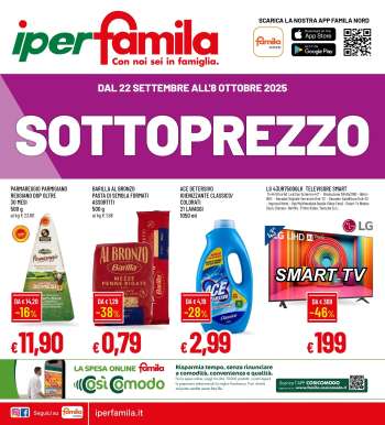 Volantino Famila - 22/9/2025 - 8/10/2025.