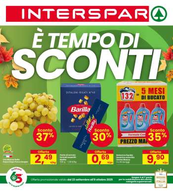 thumbnail - Volantino Interspar - È tempo di sconti
