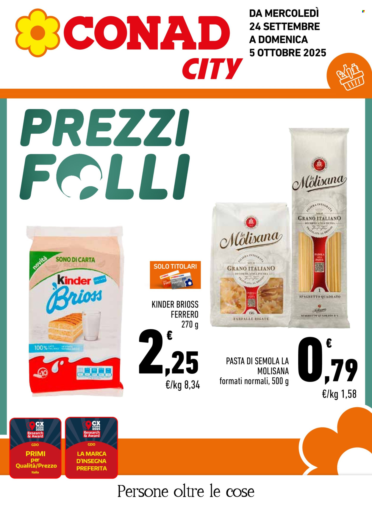 Volantino Conad City - 24/9/2025 - 5/10/2025. Pagina 1