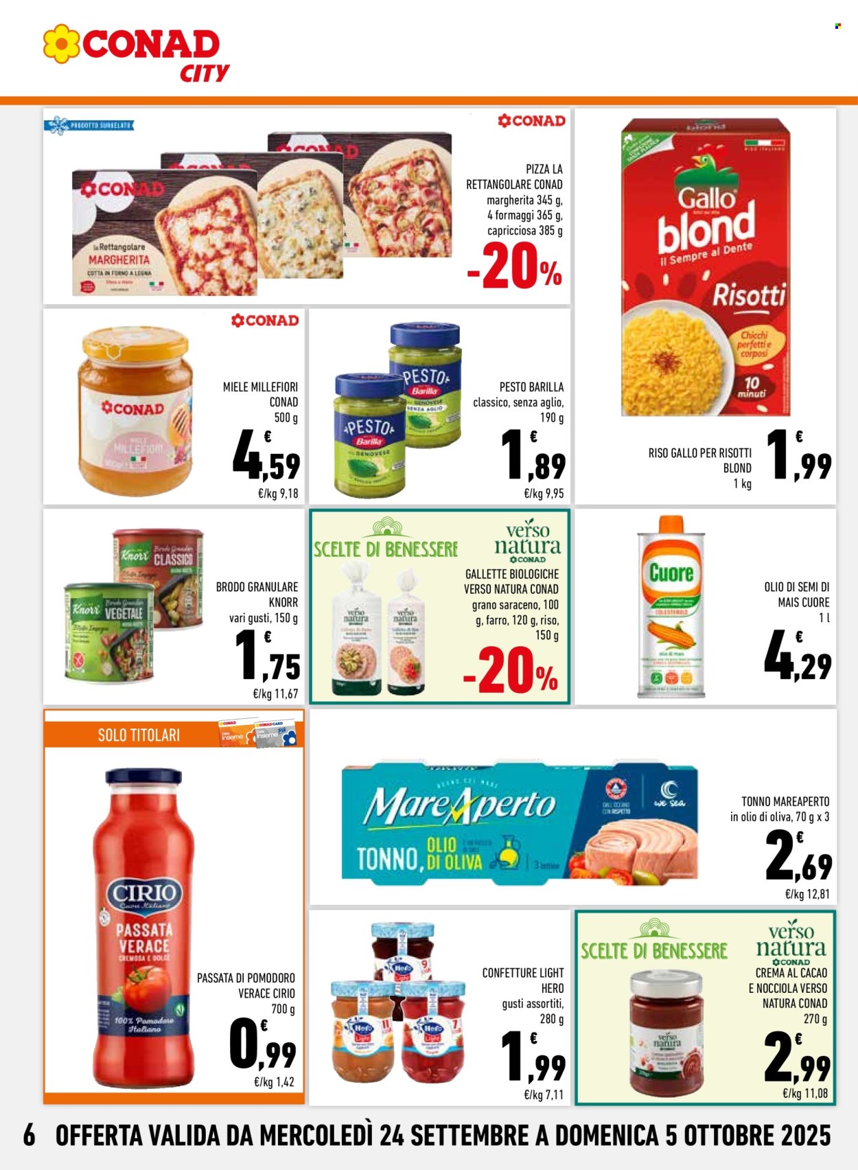 Volantino Conad City - 24/9/2025 - 5/10/2025. Pagina 6