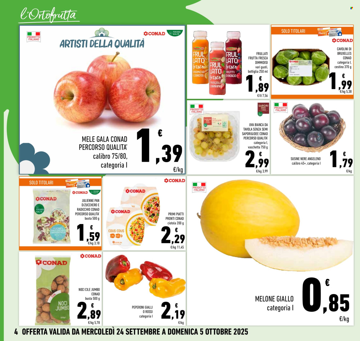 Volantino Conad - 24/9/2025 - 5/10/2025. Pagina 4