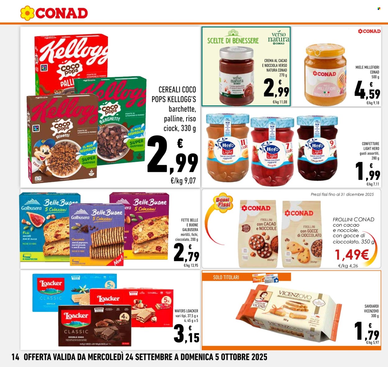 Volantino Conad - 24/9/2025 - 5/10/2025. Pagina 14