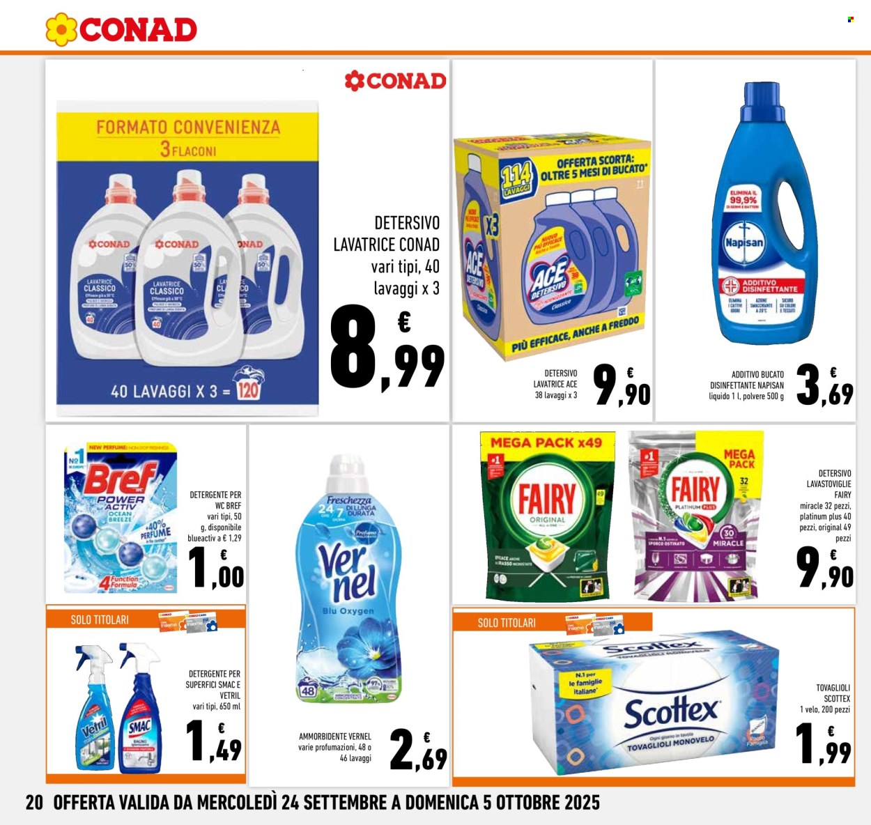 Volantino Conad - 24/9/2025 - 5/10/2025. Pagina 20