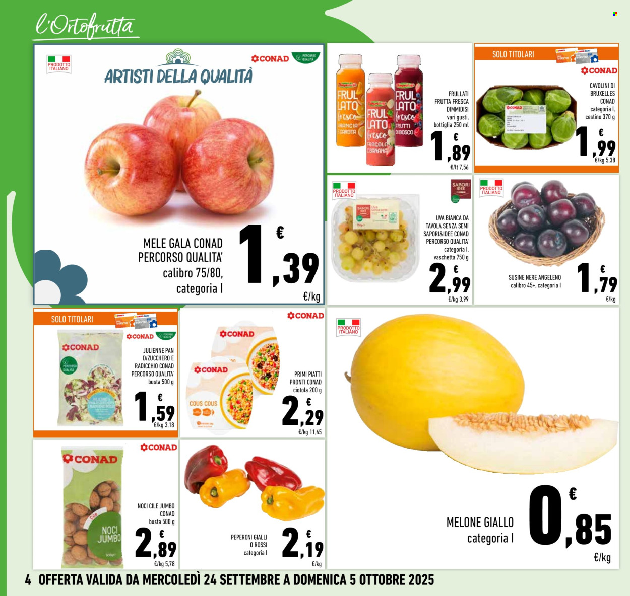 Volantino Conad - 24/9/2025 - 5/10/2025. Pagina 4