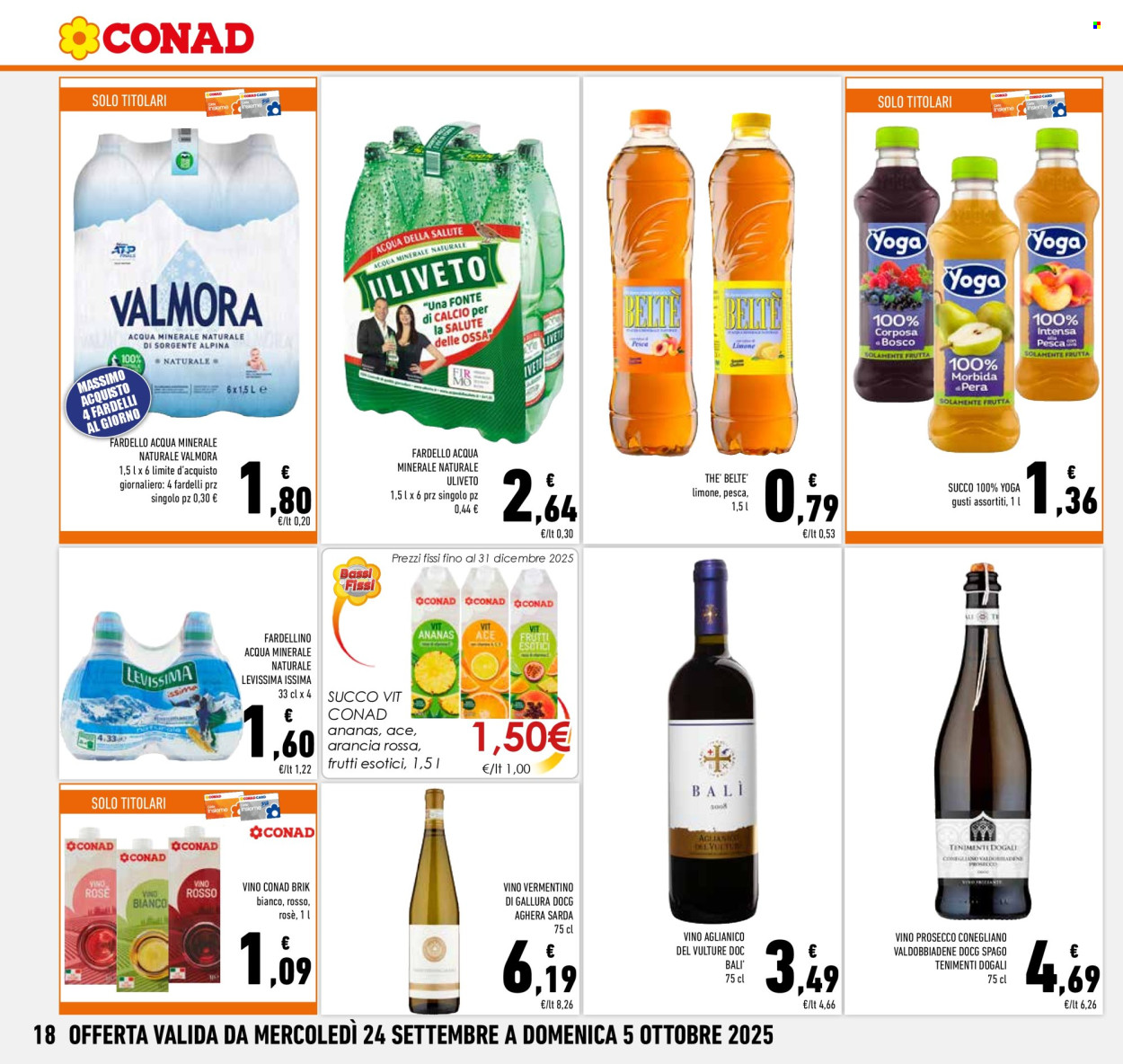 Volantino Conad - 24/9/2025 - 5/10/2025. Pagina 18