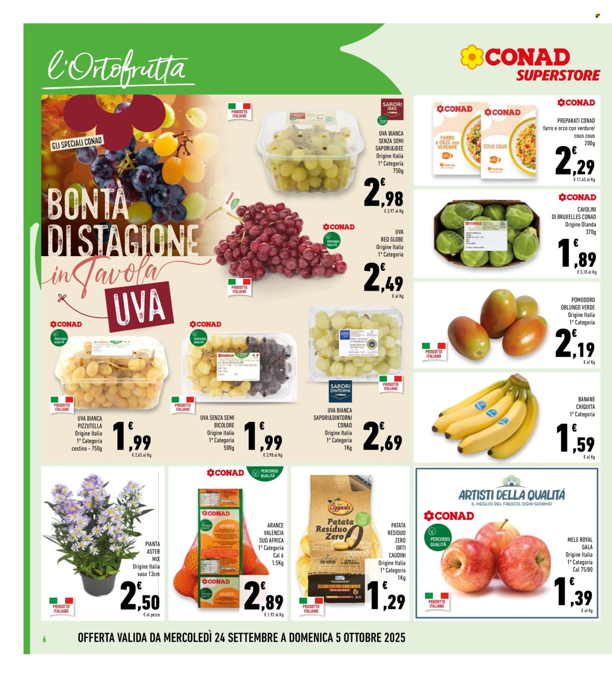Volantino Conad Superstore - 24/9/2025 - 5/10/2025. Pagina 6