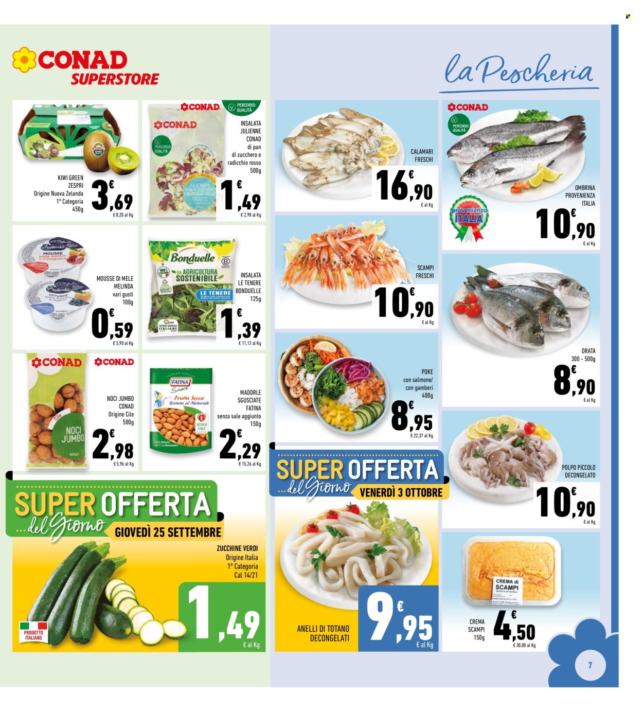 Volantino Conad Superstore - 24/9/2025 - 5/10/2025. Pagina 7