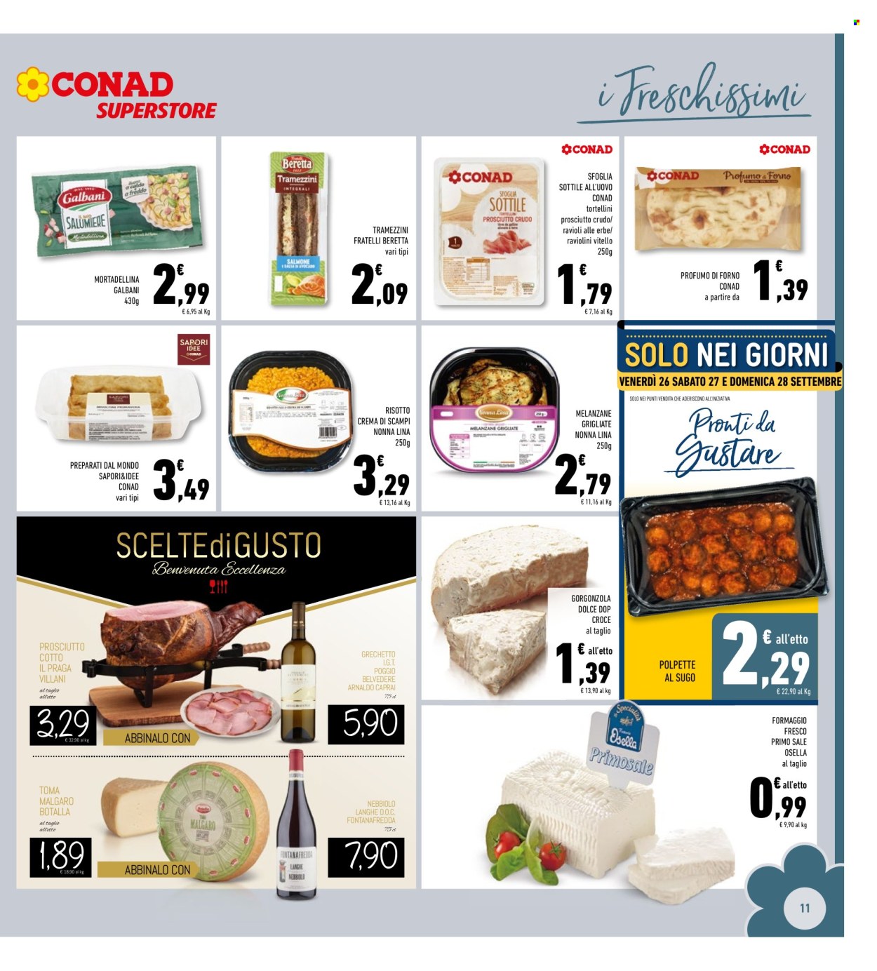 Volantino Conad Superstore - 24/9/2025 - 5/10/2025. Pagina 11