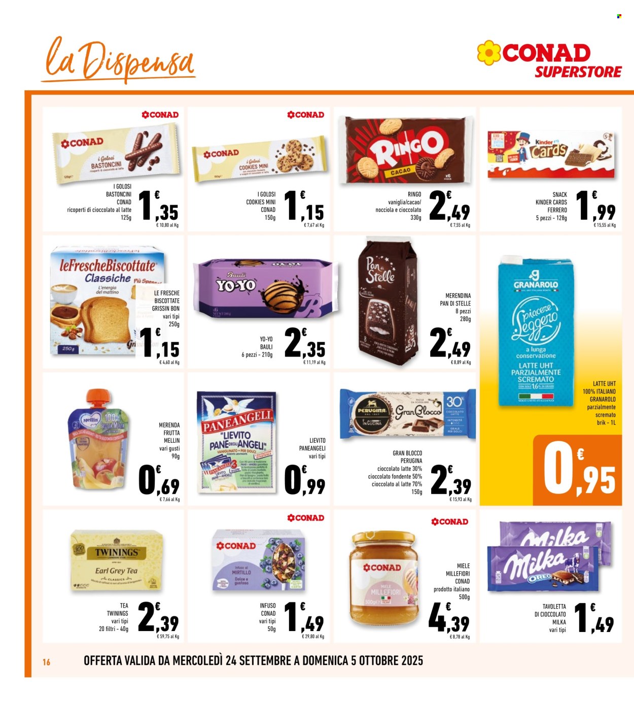 Volantino Conad Superstore - 24/9/2025 - 5/10/2025. Pagina 16