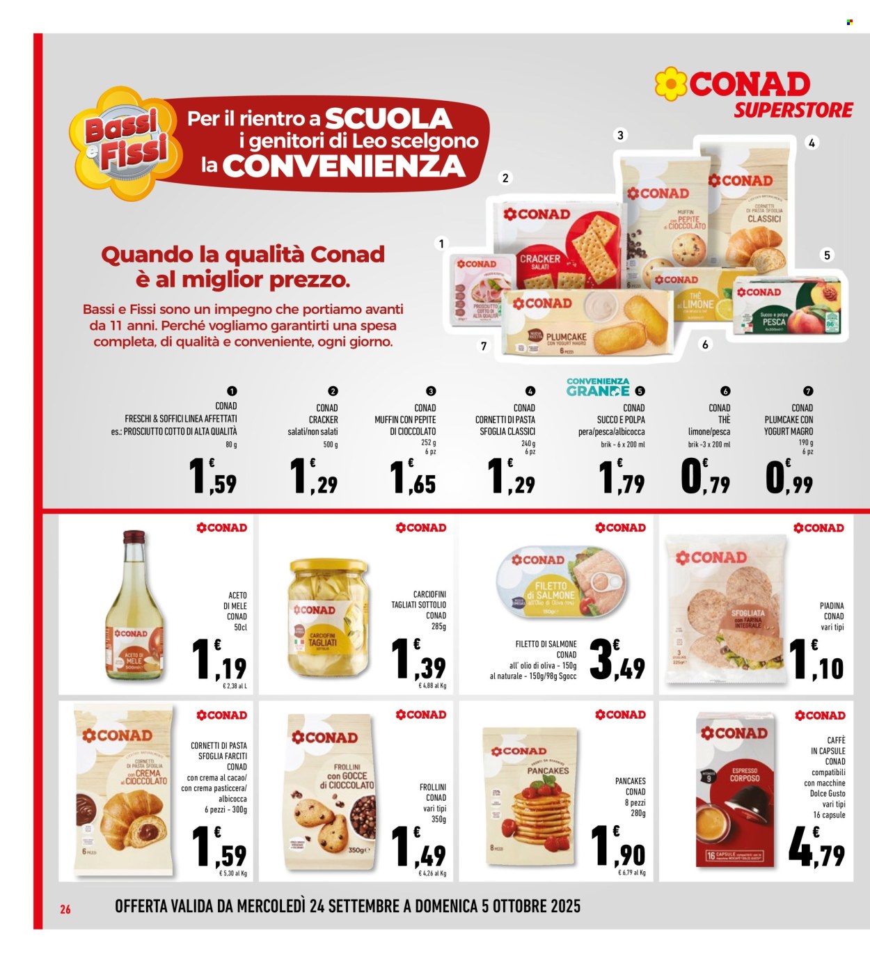 Volantino Conad Superstore - 24/9/2025 - 5/10/2025. Pagina 26