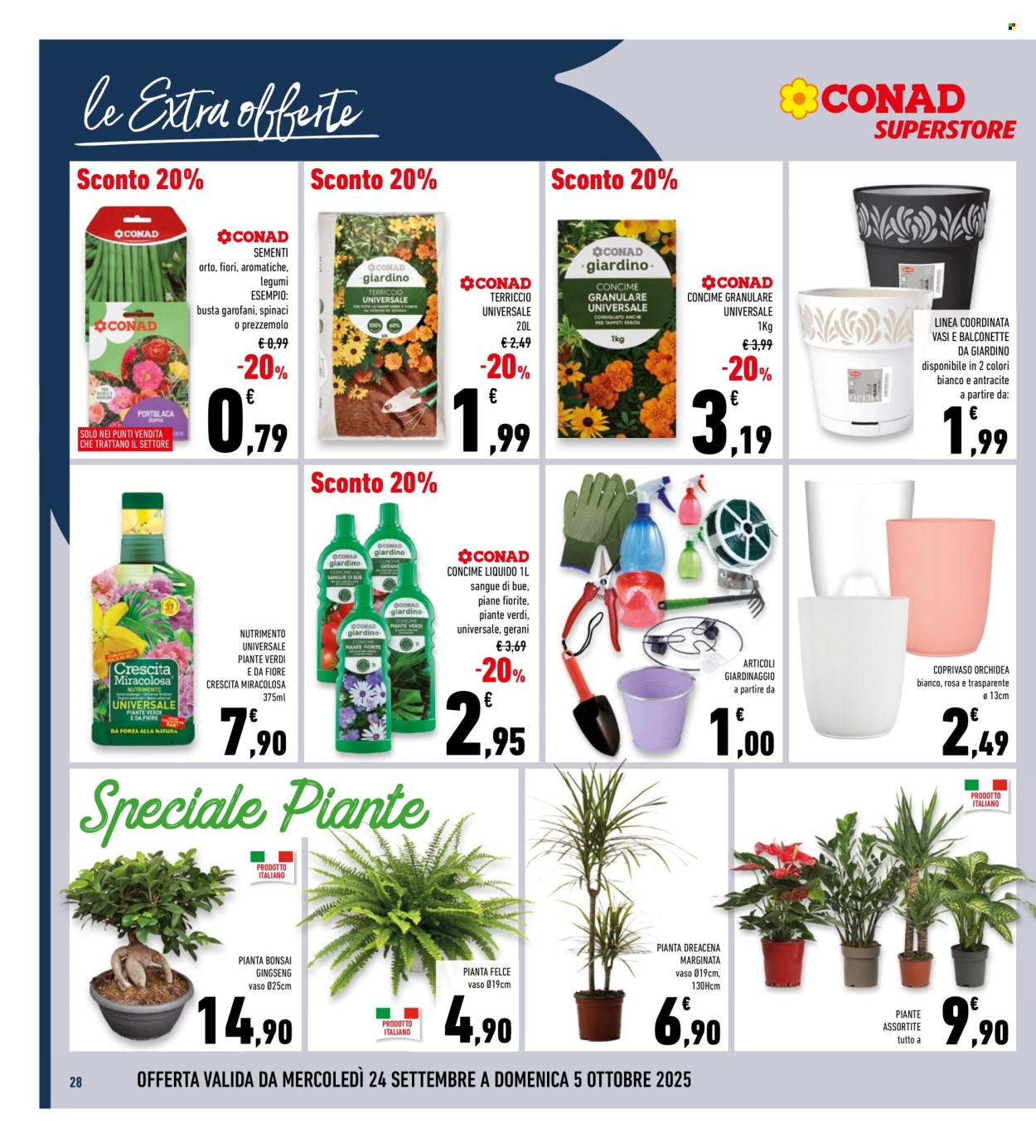Volantino Conad Superstore - 24/9/2025 - 5/10/2025. Pagina 28