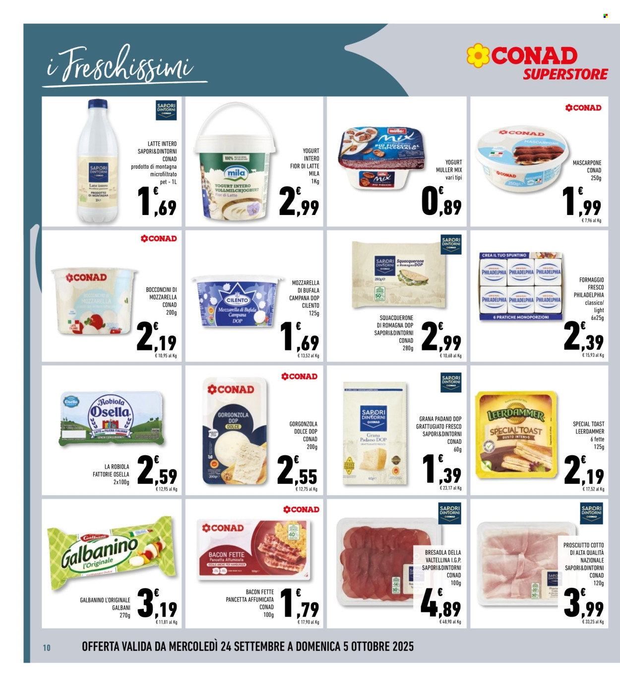 Volantino Conad Superstore - 24/9/2025 - 5/10/2025. Pagina 10