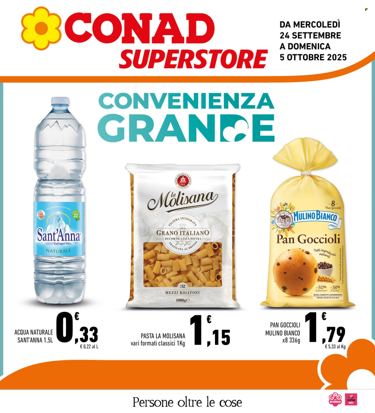 Volantino Conad Superstore - 24/9/2025 - 5/10/2025. Pagina 1
