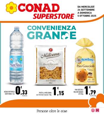 Volantino Conad Superstore - 24/9/2025 - 5/10/2025.