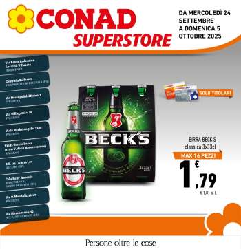 Volantino Conad Superstore - 24/9/2025 - 5/10/2025.