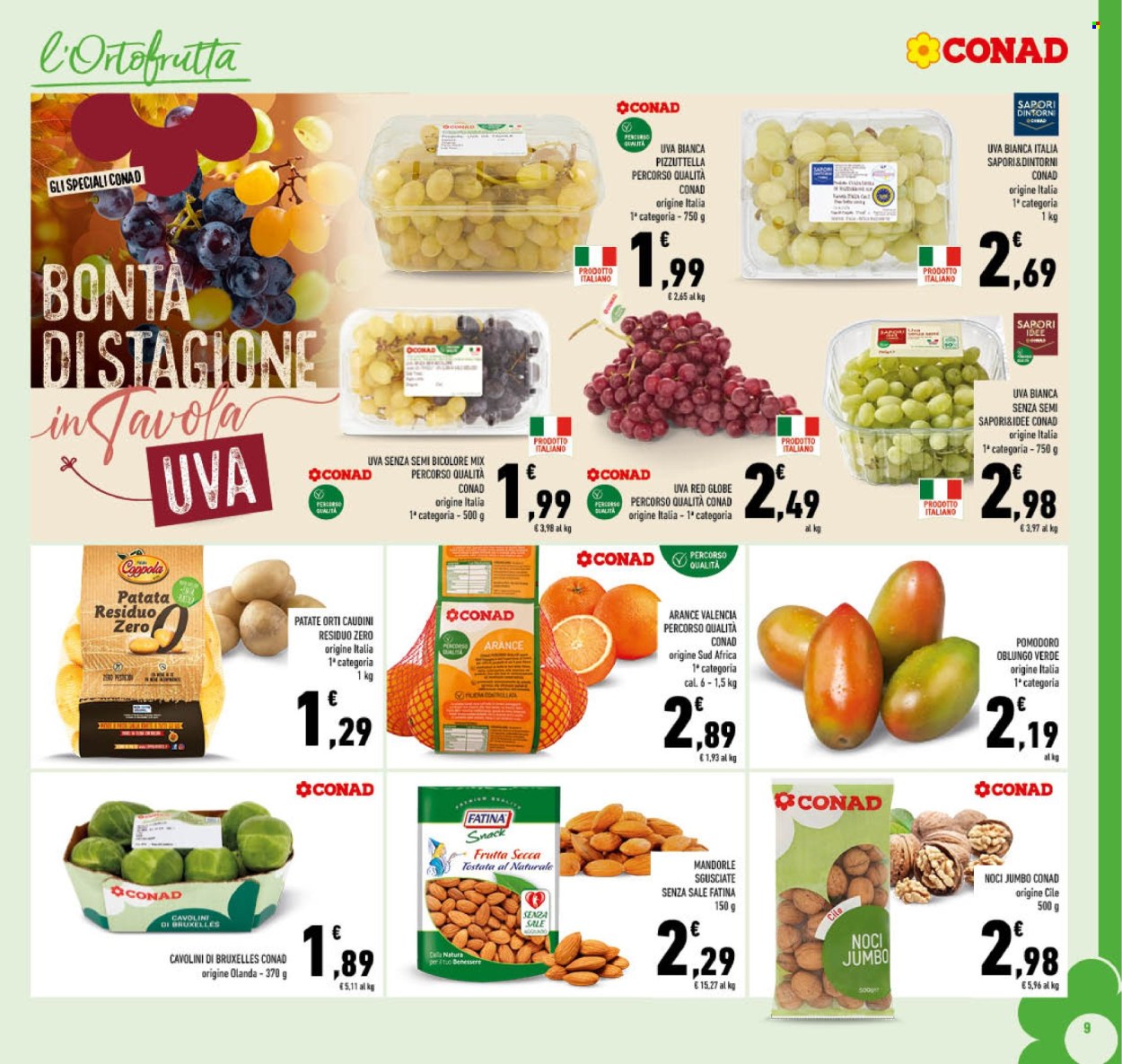 Volantino Conad - 24/9/2025 - 5/10/2025. Pagina 9