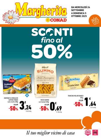 Volantino Margherita Conad - 24/9/2025 - 5/10/2025.