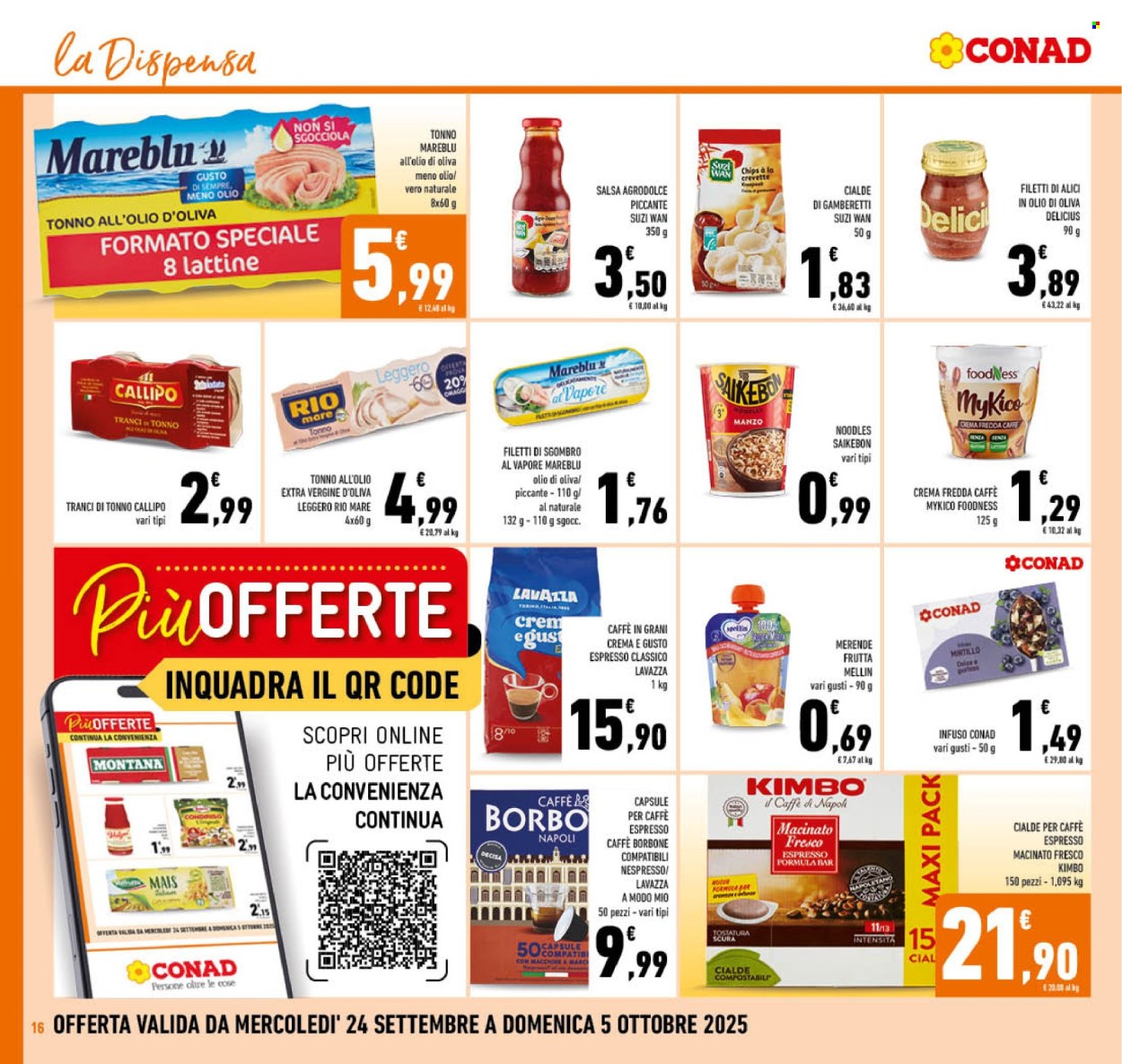Volantino Conad - 24/9/2025 - 5/10/2025. Pagina 16