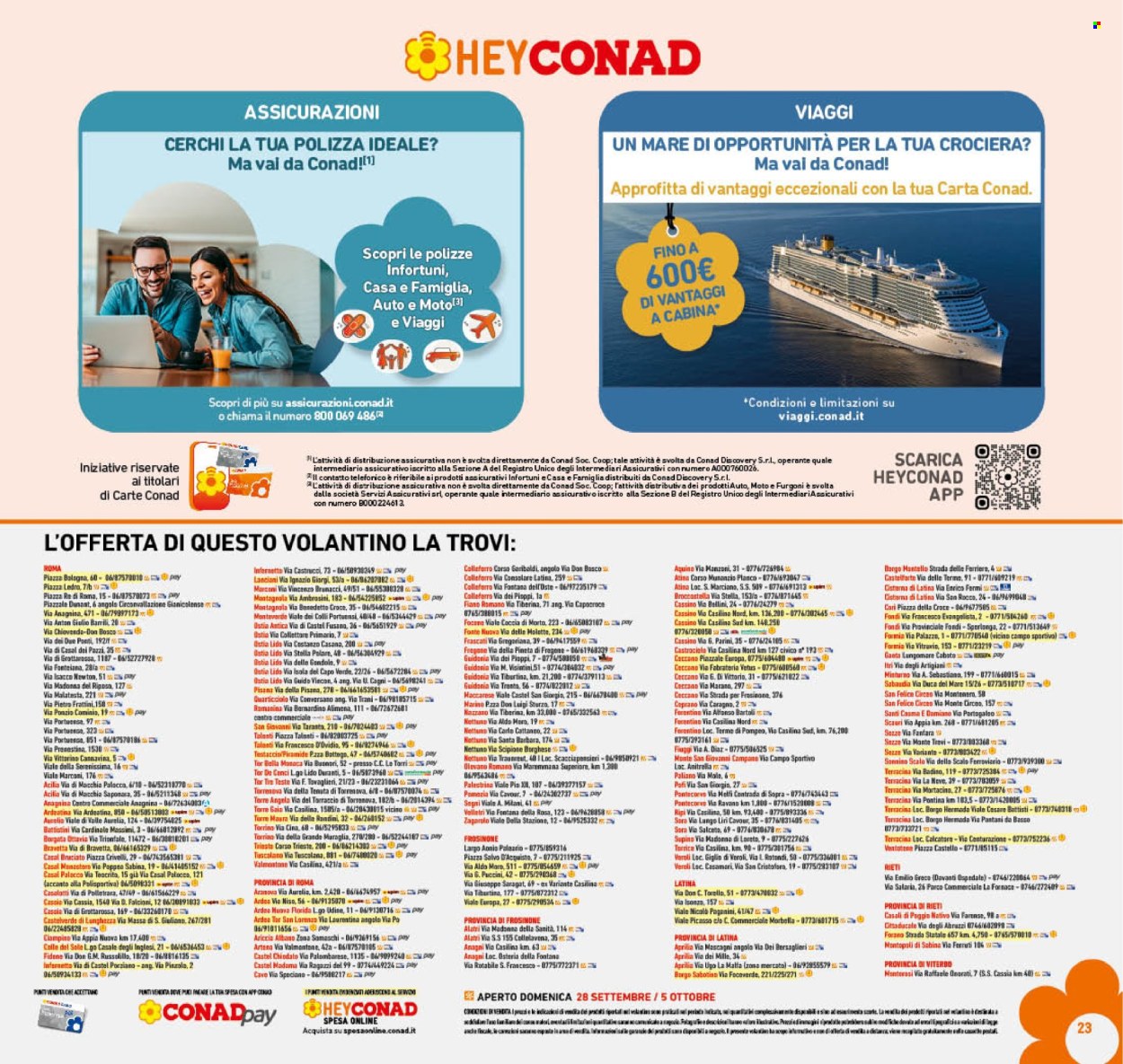 Volantino Conad - 24/9/2025 - 5/10/2025. Pagina 23
