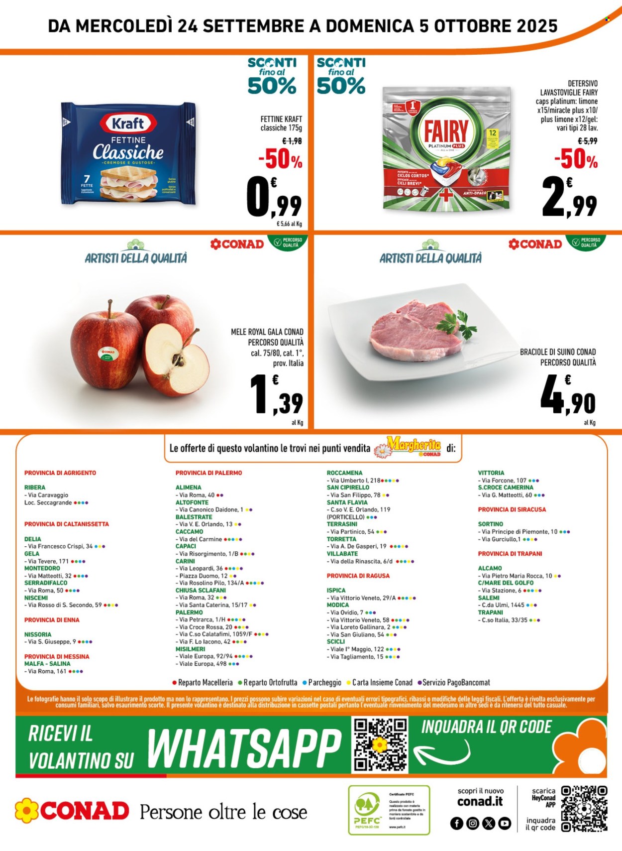 Volantino Margherita Conad - 24/9/2025 - 5/10/2025. Pagina 16