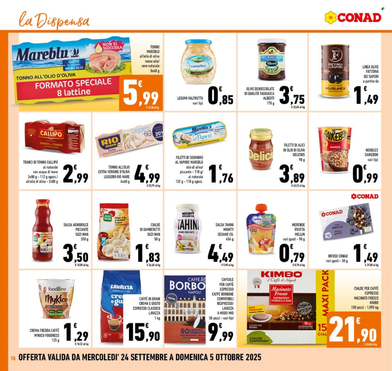 Volantino Conad - 24/9/2025 - 5/10/2025. Pagina 16