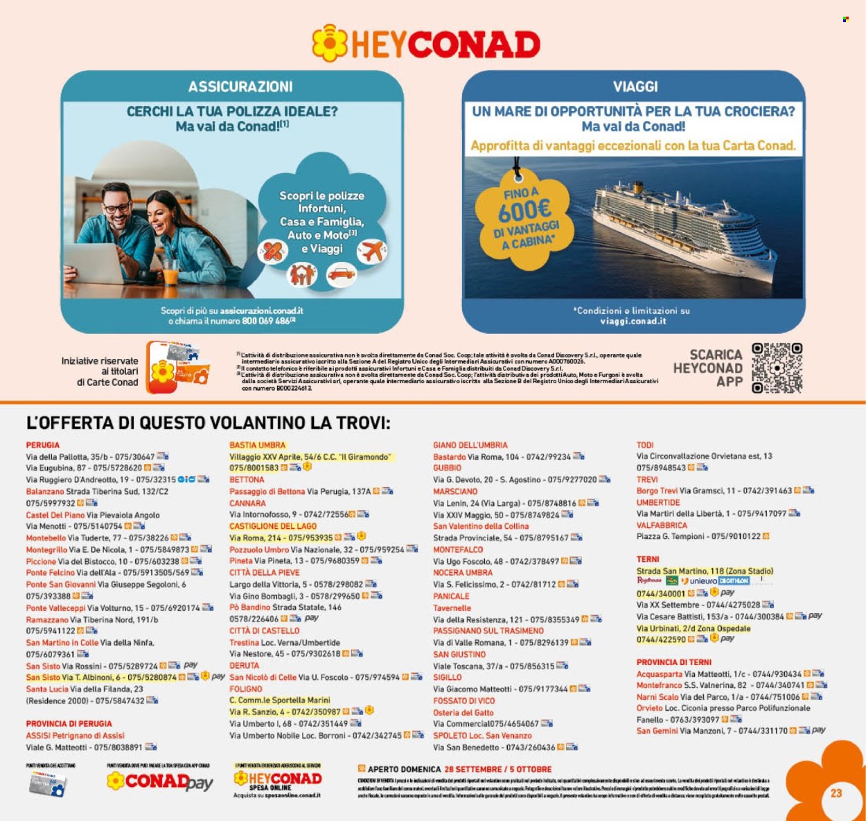 Volantino Conad - 24/9/2025 - 5/10/2025. Pagina 23