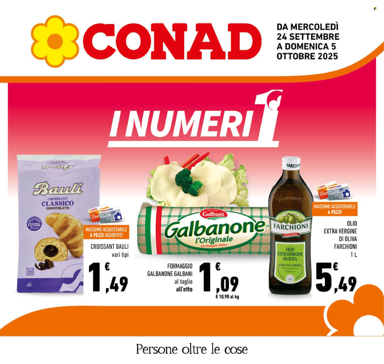 Volantino Conad - 24/9/2025 - 5/10/2025. Pagina 1