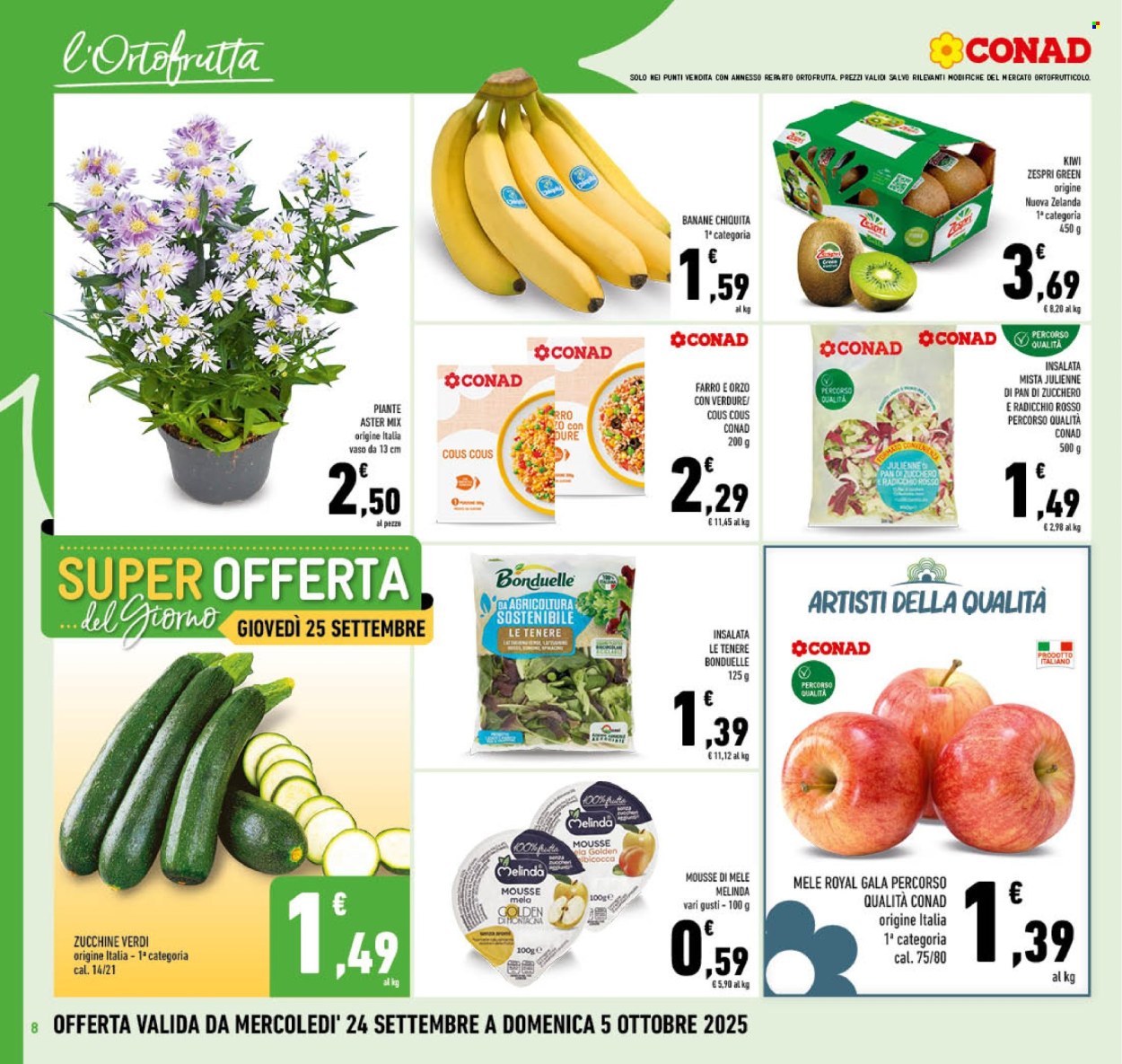 Volantino Conad - 24/9/2025 - 5/10/2025. Pagina 8