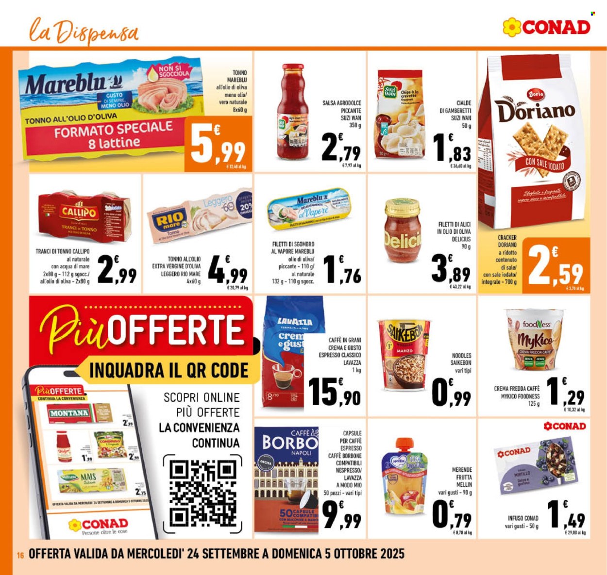 Volantino Conad - 24/9/2025 - 5/10/2025. Pagina 16