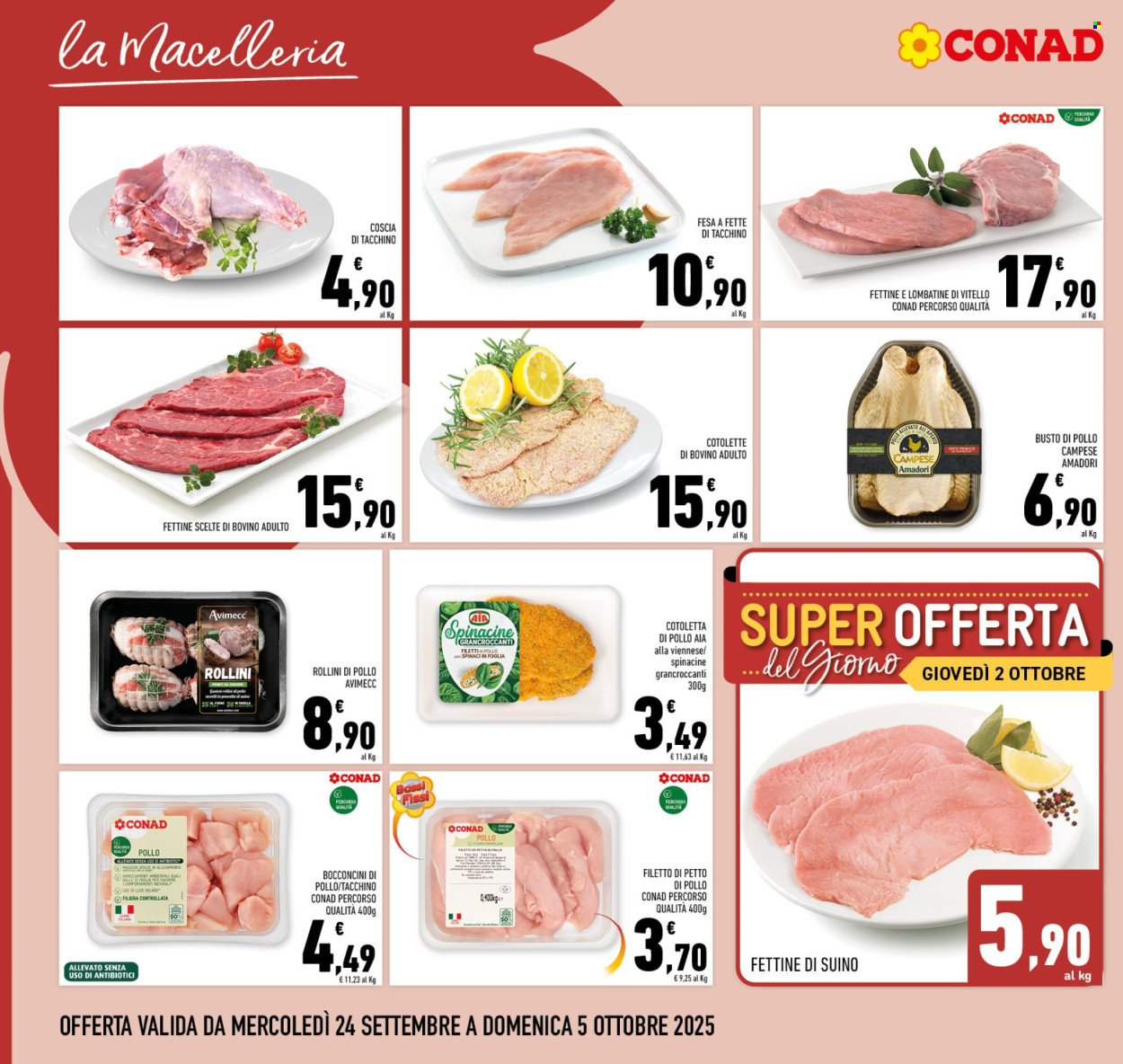 Volantino Conad - 24/9/2025 - 5/10/2025. Pagina 4