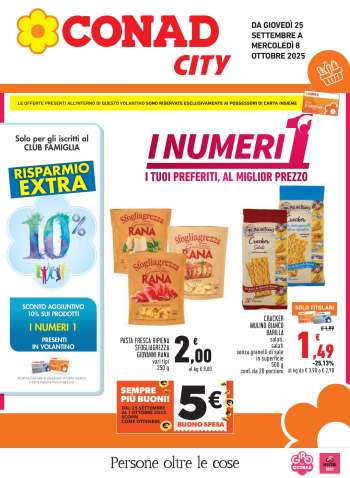 Volantino Conad City - 25/9/2025 - 8/10/2025.