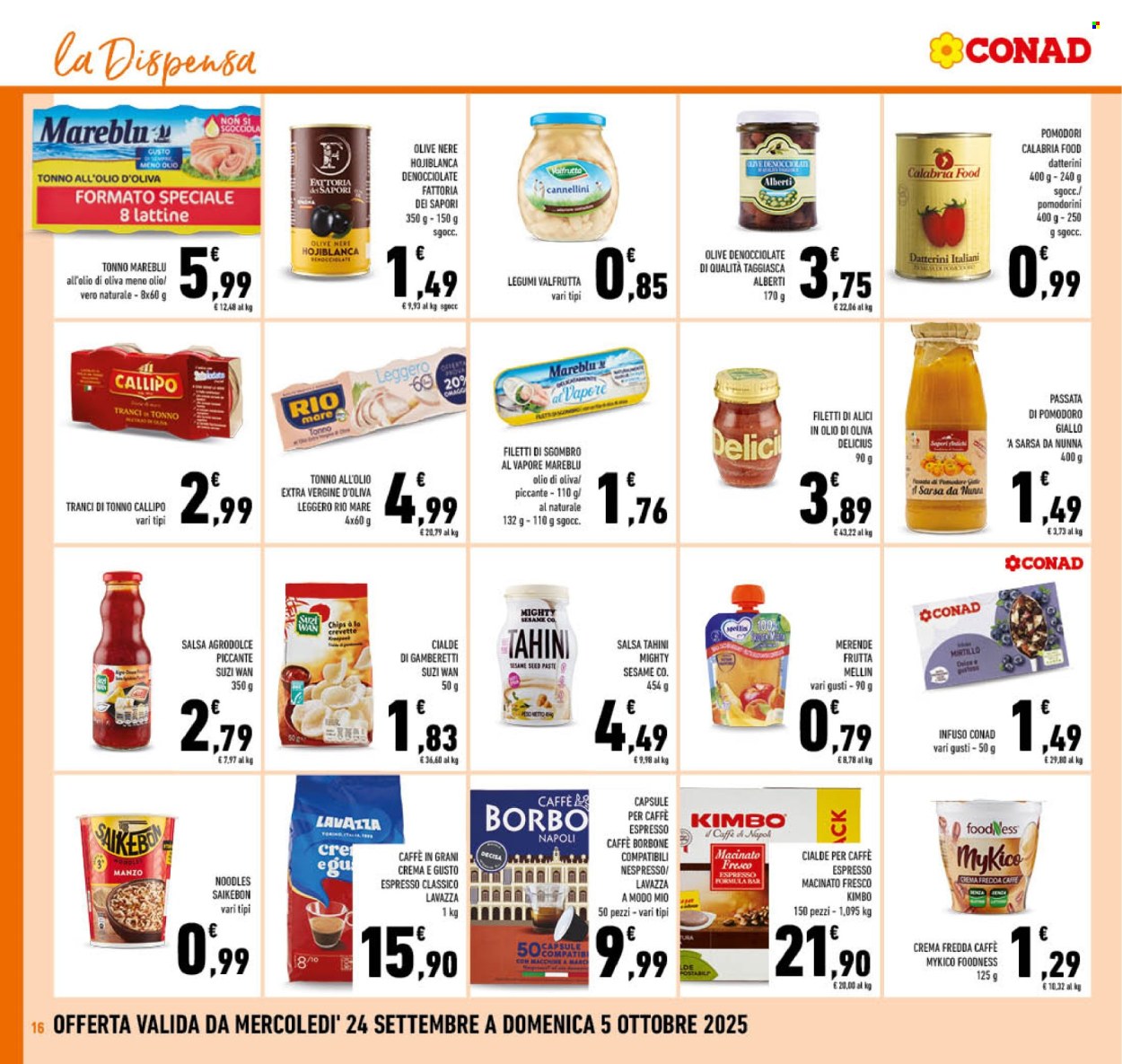 Volantino Conad - 24/9/2025 - 5/10/2025. Pagina 16
