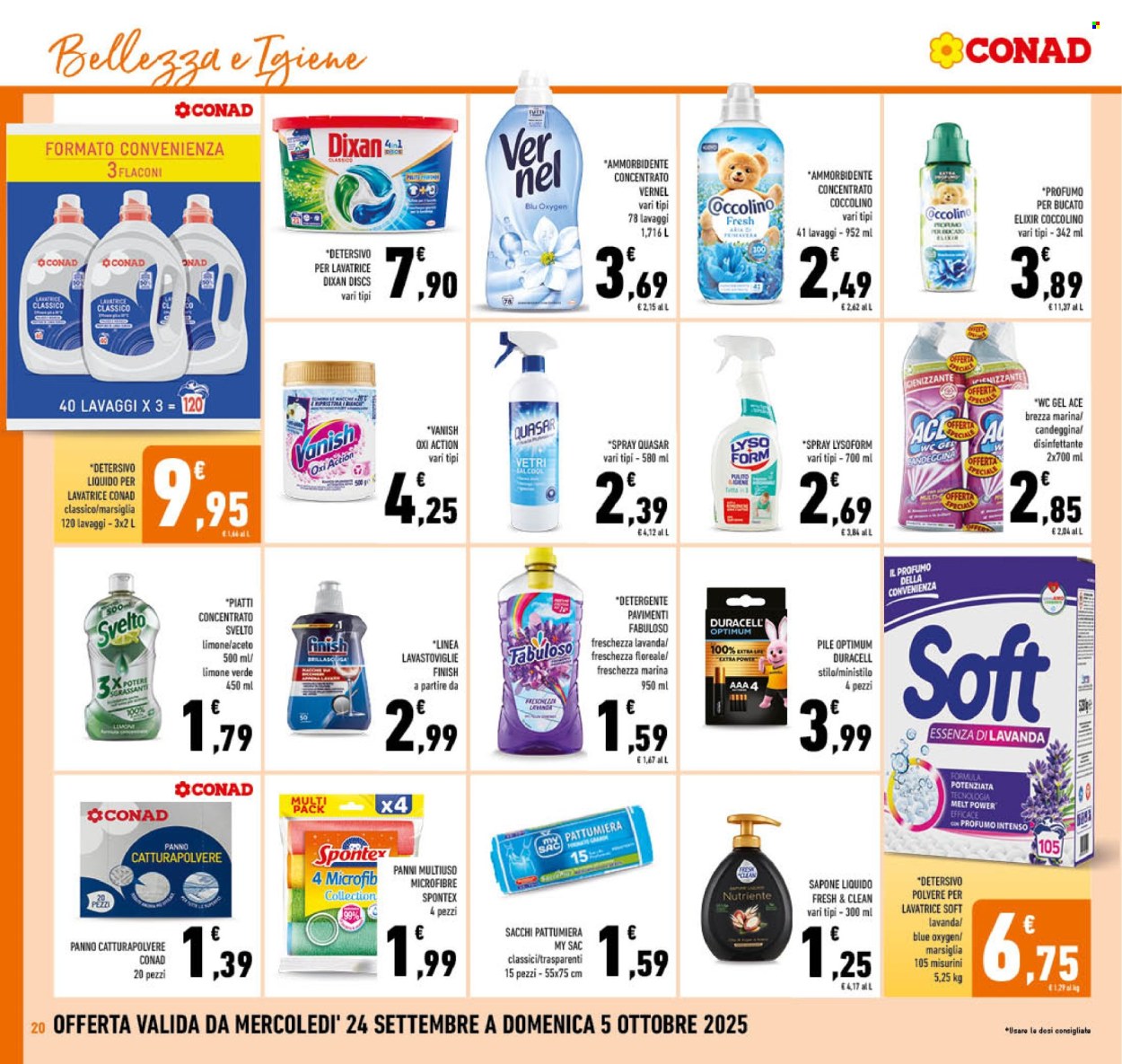 Volantino Conad - 24/9/2025 - 5/10/2025. Pagina 20