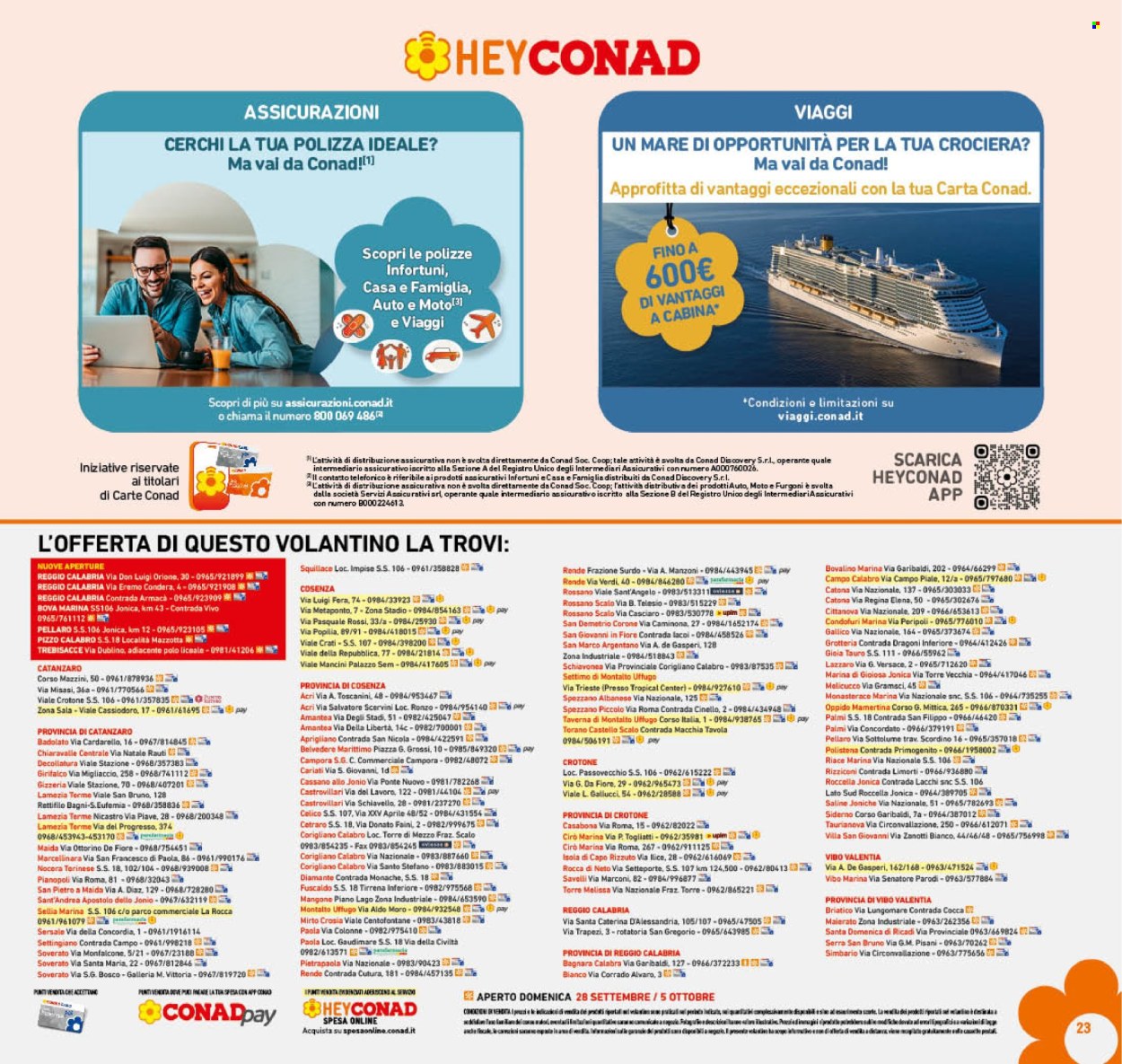 Volantino Conad - 24/9/2025 - 5/10/2025. Pagina 23
