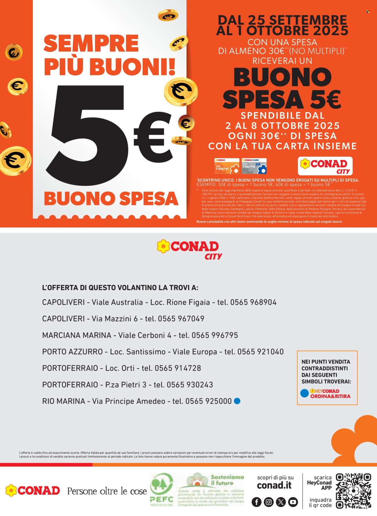 Volantino Conad City - 25/9/2025 - 8/10/2025. Pagina 20
