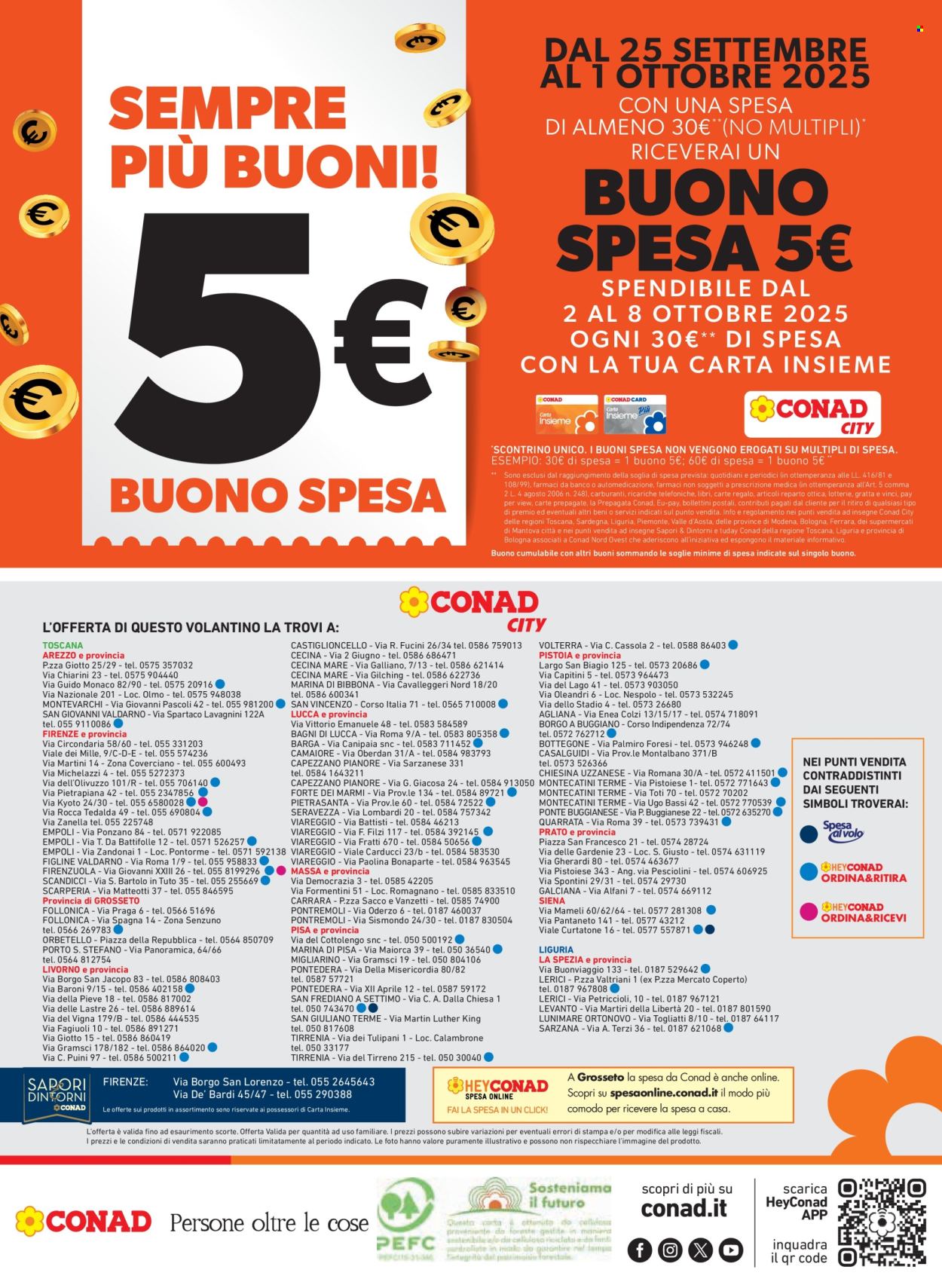 Volantino Conad - 25/9/2025 - 8/10/2025. Pagina 20